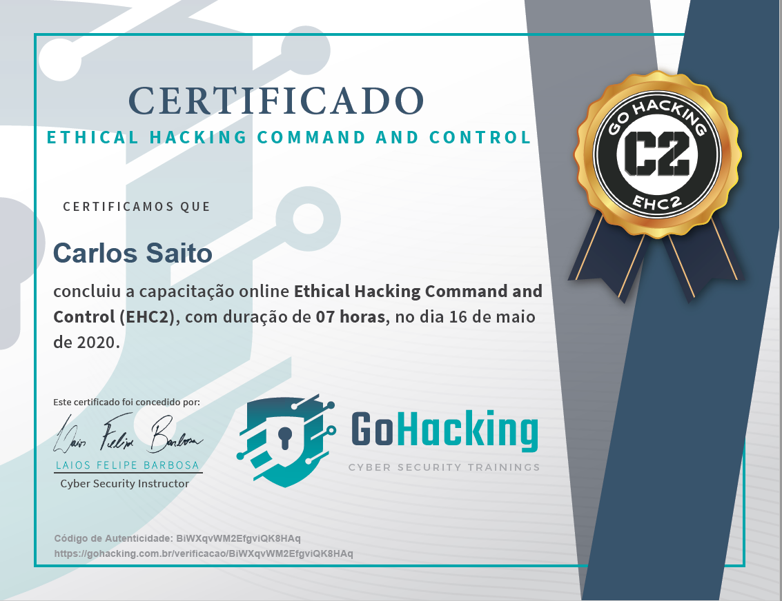 EHC2 - Ethical Hacking Command and Control